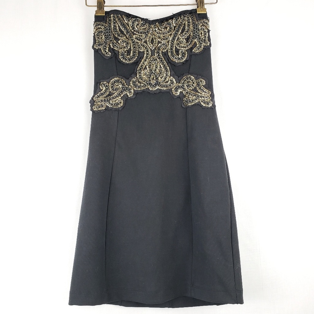 Free People New Delhi Beaded Black Dress